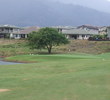 The Dunes at Maui Lani plays around some houses, and lost a large chunk of its ninth hole to them too.