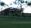 This intereting building's right behind a tee box on Dunes at Maui Lani.