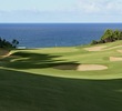 The par-4 sixth hole plays straight toward the ocean at the Prince Course. 
