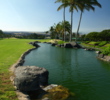 The number one handicap hole at the Waikoloa Resort Beach Course is the 586-yard par-5 fourth.