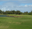 At 224 yards, the par-3 fourth hole on the Arnold Palmer Course at Turtle Bay Resort is a difficult early test.