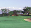 The Dunes at Maui Lani Golf Course's 14th hole is a short par 4 at 340 yards. 