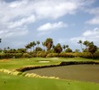 The par-3 seventh hole is the shortest hole at Poipu Bay Golf Course. 
