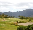 The par-4 12th hole at Poipu Bay Golf Course plays gently uphill and usually into the trade winds. 