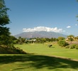The first hole on Wailea Golf Club's Old Blue course is a par 4 played from an elevated tee box. 
