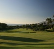 The par-4 15th hole on Wailea Golf Club's Old Blue course heads uphill away from the ocean.