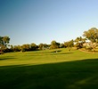 The 17th hole on the Old Blue course at Wailea Golf Club is a straightaway par 4.