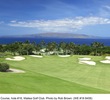 The 18th hole on the Emerald Course at Wailea Golf Club is a downhill par 5. 