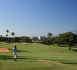 The 11th hole is a straightaway par 4 at Royal Ka'anapali. 