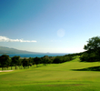 The first hole at Kahili Golf Course is a long par 4 up the hill. 