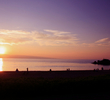 The sun sets over the island of Lanai at the Sheraton Maui Resort in Ka'anapali. 