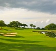 The 17th hole on the Emerald Course at Wailea Golf Club is a short par 4. 