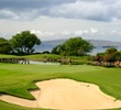 The 10th and 17th holes on the Emerald Course at Wailea Golf Club share a double green. 