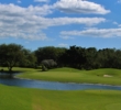 The par-3 eighth hole at Ewa Beach Golf Club plays over water. 