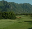 Puakea Golf Course in Lihue features a back nine played along the base of Kauai's stunning mountains. 