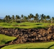 The third hole of the South Course at Mauna Lani Resort is a picturesque par 3. 