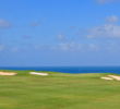 The ocean comes right back into view on the par-4 sixth at Makai Golf Club on Kauai.