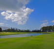 The pin position on the right is the most difficult on the par-4 17th at Makai Golf Club.