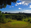 Hit a good tee shot over the ravine on the short par-5 sixth Kauai Lagoons' Kiele Mauka nine and you can reach the green in two.