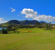 The difficult 473-yard, par-4 sixth on Kauai Lagoons' Kiele Moana nine does play shorter than its yardage.