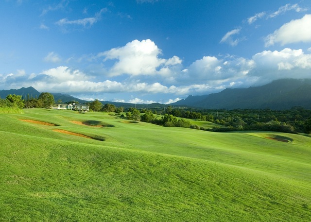 Prince golf course at Princeville resort - hole 18