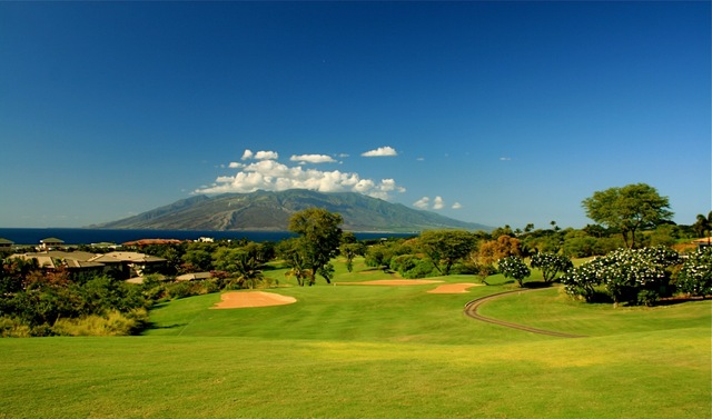 Wailea Golf Club - Old Blue course - No. 4