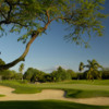 A view of hole #1 at Ewa Beach Golf Club.