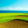 A view from the Princeville at Hanalei - Prince Golf Course with the ocean in the background