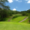 The 15th at Royal Hawaiian is a dogleg left par 4 and probably one of the tamer holes on the golf course.