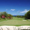 A view of the 5th tee and green at Makena Golf Course