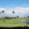 A view of the practice putting green at Hawaii Prince Golf Club