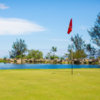 A view of a hole with water coming into play at Makani Golf Club.