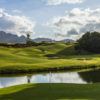 A view of hole #12 and #13 play at Puakea Golf Course.