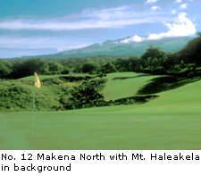 No. 12 at Makena North with Mt. Haleakela in background