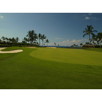 The par-3 12th on the Mauna Lani Resort's South Course is part of a very scenic stretch on the back nine.