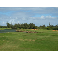 At 224 yards, the par-3 fourth hole on the Arnold Palmer Course at Turtle Bay Resort is a difficult early test.