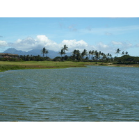 Water is a common theme at the Hawaii Prince Golf Club, and there's plenty of it surrounding the seventh hole on the A nine.