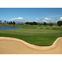 Hit it long on the approach of the par-5 sixth hole of the C nine at Hawaii Prince Golf Club, and you'll find the sand.