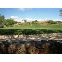 The par-4 sixth at Hapuna Golf Course has an unusual bunker.