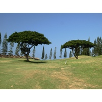 One of the toughest holes on Kona Country Club's Mountain Course is the 420-yard par-4 16th.