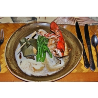 The lobster is served fresh at Tidepools Restaurant at the Grand Hyatt Kauai Resort & Spa.