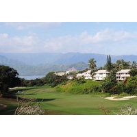 At Princeville's Makai Course, the views are stunning throughout, including this look back on the par-4 fourth hole.