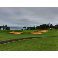 The signature hole on Kauai's terrific muni course, Wailua Golf Course, is the par-3 17th.